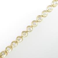 18KYG ダイヤモンドブレスレット