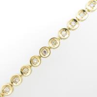 K18YG ダイヤモンドブレスレット