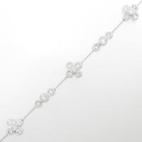 K18WG ダイヤモンドブレスレット