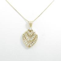 K18YG ダイヤモンドネックレス