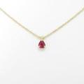 アガット ルビーネックレス