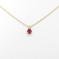 アガット ルビーネックレス