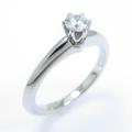 ティファニー クラッシックソリティア リング 0．19ct・G・VVS1・3EXT