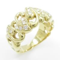 タサキ リーフ ダイヤモンドリング