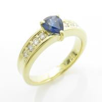 K18YG サファイヤリング