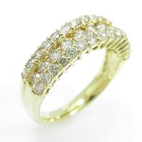 K18YG ダイヤモンドリング