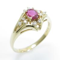 K18YG ルビーリング