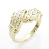 K18YG ダイヤモンドリング