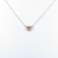 サマンサティアラ ハート ルビーネックレス