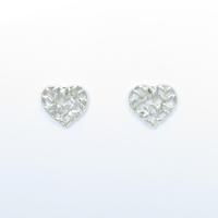 ティファニー オリーブリーフ ハート ピアス