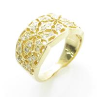 K18YG ダイヤモンドリング