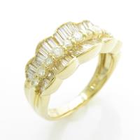 K18YG ダイヤモンドリング