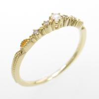 アガット ダイヤモンドリング