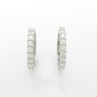 【新品】プラチナダイヤモンドピアス 2．001ct・F・VS1?SI1・VG?GOOD