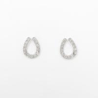 【リメイク】K18WG ダイヤモンドピアス