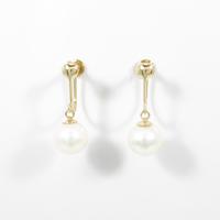 K18YG アコヤパールイヤリング