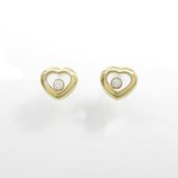 ショパール ハート ダイヤモンドピアス