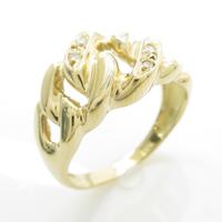 K18YG ダイヤモンドリング