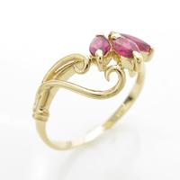 K18YG ルビーリング