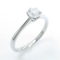 プラチナダイヤモンドリング 0．349ct・G・SI2・VG