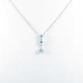 4゜C アクアマリンネックレス