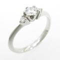 プラチナダイヤモンドリング 0．186ct・F・SI2・VG5％引き