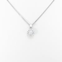【新品】プラチナダイヤモンドネックレス 0．258ct・E・SI2・GOOD