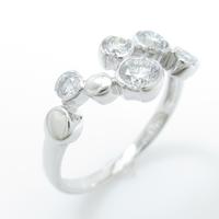 K18WG ダイヤモンドリング