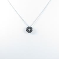 K18WG ダイヤモンドネックレス