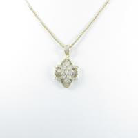 K18YG ダイヤモンドネックレス