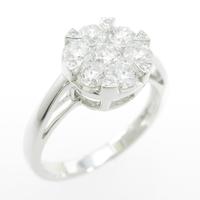 K18WG ダイヤモンドリング