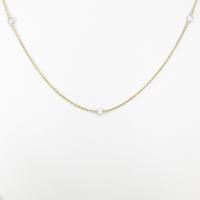 K18YG ダイヤモンドネックレス