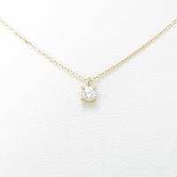 【リメイク】K18YG ソリティア ダイヤモンドネックレス