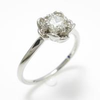 プラチナダイヤモンドリング 0．261ct・K・SI1・GOOD