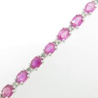 K18WG ルビーブレスレット