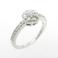 PT フラワー ダイヤモンドピンキーリング