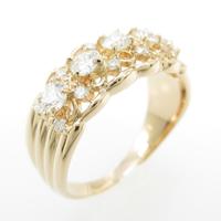 K18PG ダイヤモンドリング