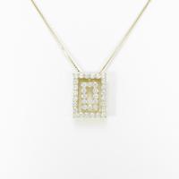 K18YG ダイヤモンドネックレス