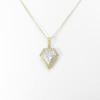 K18YG ダイヤモンドネックレス5％引き