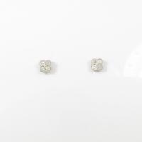 【リメイク】K18WG フラワー ダイヤモンドピアス20％引き