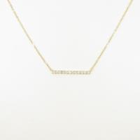 【リメイク】K18YG ダイヤモンドネックレス