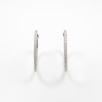 【リメイク】K18WG ダイヤモンドピアス