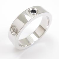 カルティエ ラブリング 1Pブラックサファイヤ