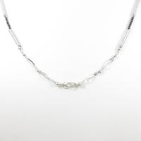 K18WG 2WAY ダイヤモンドネックレス