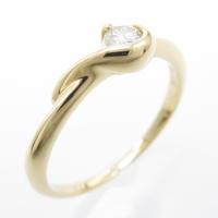 K18YG ダイヤモンドリング