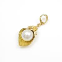 K18YG アコヤパールペンダント
