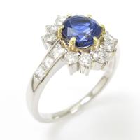 PT／K18YG サファイヤリング