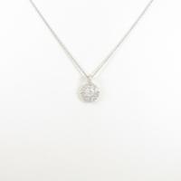 K18WG ダイヤモンドネックレス