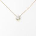【リメイク】K18YG ダイヤモンドネックレス 0．302ct・F・SI1・GOOD