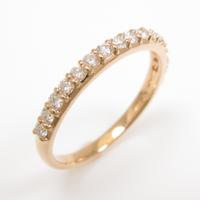 ポンテヴェキオ ハーフエタニティ ダイヤモンドリング